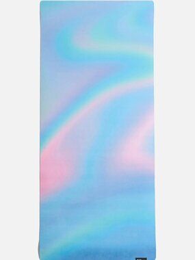 Popflex Super Wide 32" Vegan Suede Yoga Mat Holographic